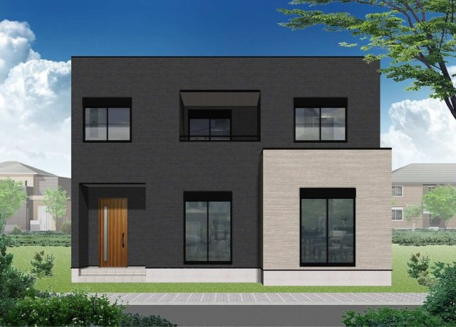 売新築戸建　中央区子安町の外観パース