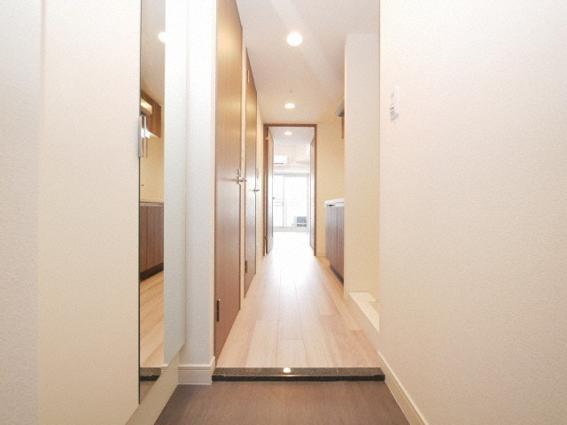 プレサンス堺筋本町ディスティニーの玄関