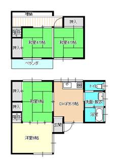 【間取り】 | 毛呂山町若山一丁目戸建て