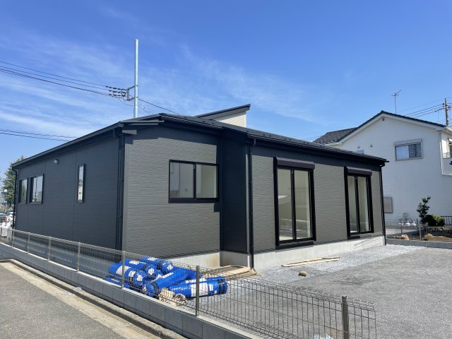 【前面道路含む現地写真】 | 深谷市上柴町東　GRAFARE　新築戸建　全2棟　1号棟 | 2/23撮影