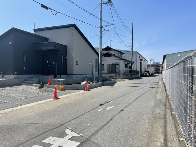 【前面道路含む現地写真】 | 深谷市上柴町東　GRAFARE　新築戸建　全2棟　1号棟 | 2/23撮影