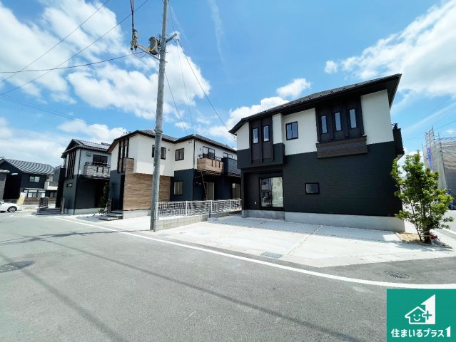 ★5(土)6(日)現地見学可能！★大津市雄琴　全14邸の外観|安心の10年保証！外観を美しく保ち、雨水で汚れを落とします！気になることがありましたら、お気軽にお問い合わせください！