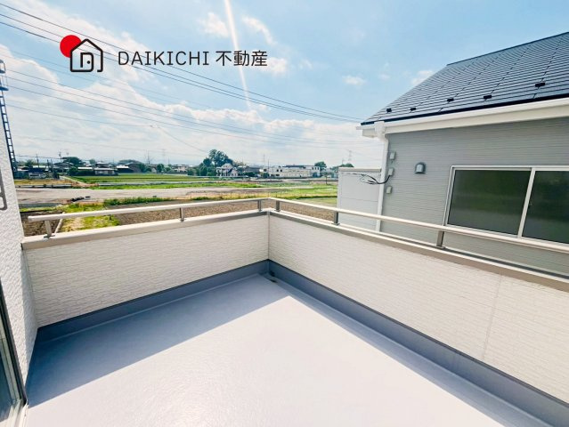 【バルコニー】 | Livele Garden.S　鴻巣市登戸第2 新築戸建　全3棟　3号棟