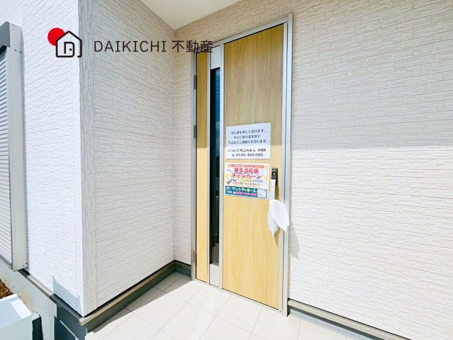 【玄関】 | Livele Garden.S　鴻巣市登戸第2 新築戸建　全3棟　3号棟