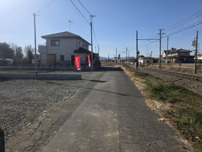 【前面道路含む現地写真】 | リーブルガーデン．S　深谷田中第３　 | 現地前面道路（2026年01月16日）撮影