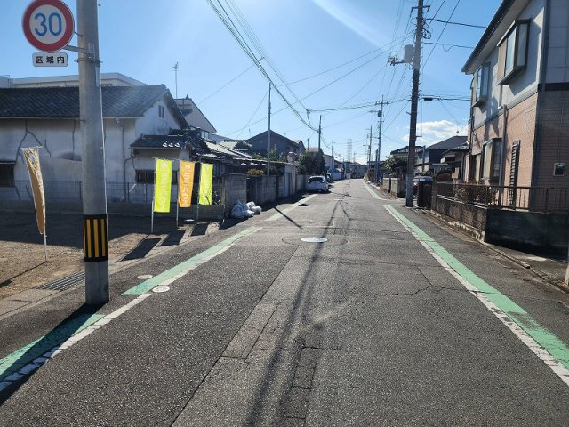 高崎市江木町売地の前面道路含む現地写真