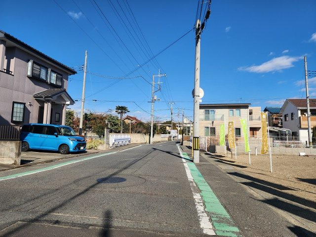 高崎市江木町売地の前面道路含む現地写真
