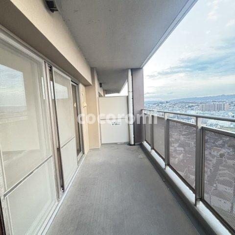 リバティパーク枚方Ｄ棟のバルコニー