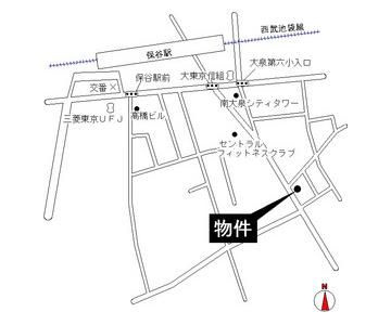 シャルマンＡの地図