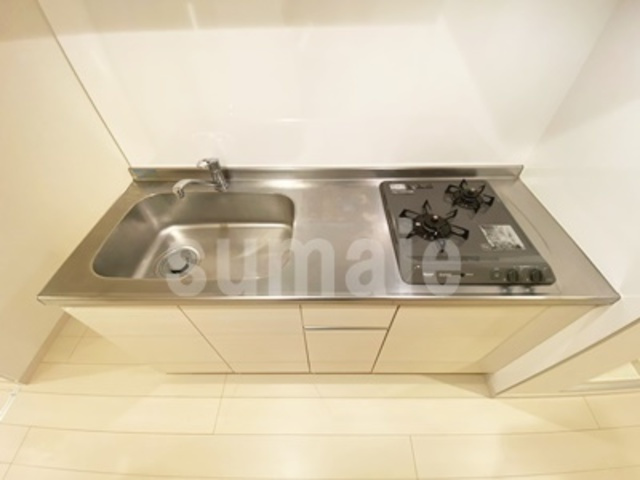 リブリ・yukuruのキッチン|ガスコンロ2口のキッチンです☆