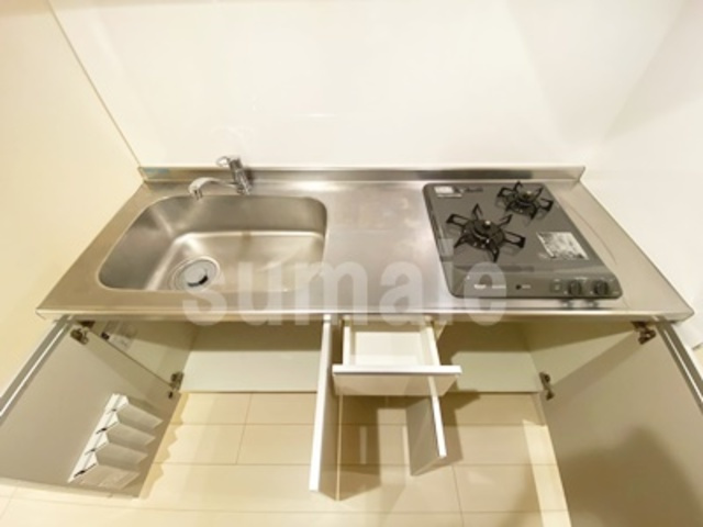 リブリ・yukuruのキッチン|ガスコンロ2口のキッチンです☆