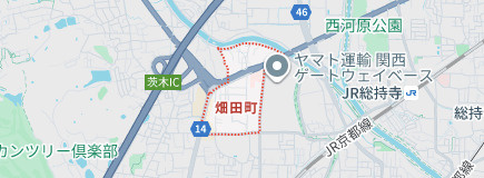 ソレイユ茨木の地図