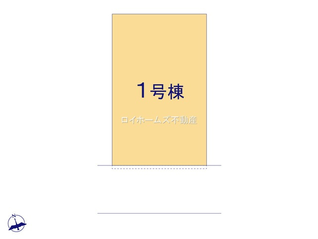 【区画図】 | 名古屋市緑区鳴海町字文木54-2『仲介料無料』新築戸建て | 1号棟
