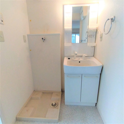 【洗面所】 | ミルクリーク飯塚 | コンパクトで使いやすい洗面所