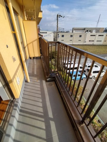 カーサベッレッツァのバルコニー