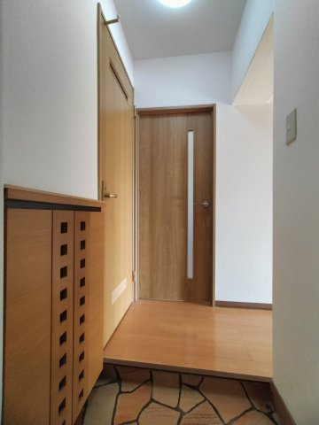 カーサベッレッツァの玄関