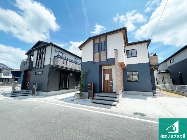 大津市雄琴　第2期　新築一戸建ての外観|安心の10年保証！外観を美しく保ち、雨水で汚れを落とします！気になることがありましたら、お気軽にお問い合わせください！