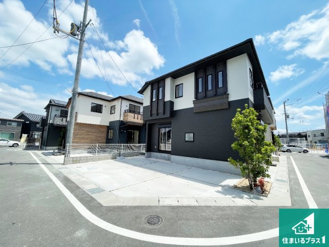 大津市雄琴　第2期　新築一戸建ての外観|安心の10年保証！外観を美しく保ち、雨水で汚れを落とします！気になることがありましたら、お気軽にお問い合わせください！
