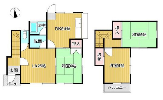 【間取り】 | 伊東市荻　戸建