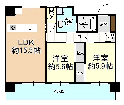 富士マンションの間取り