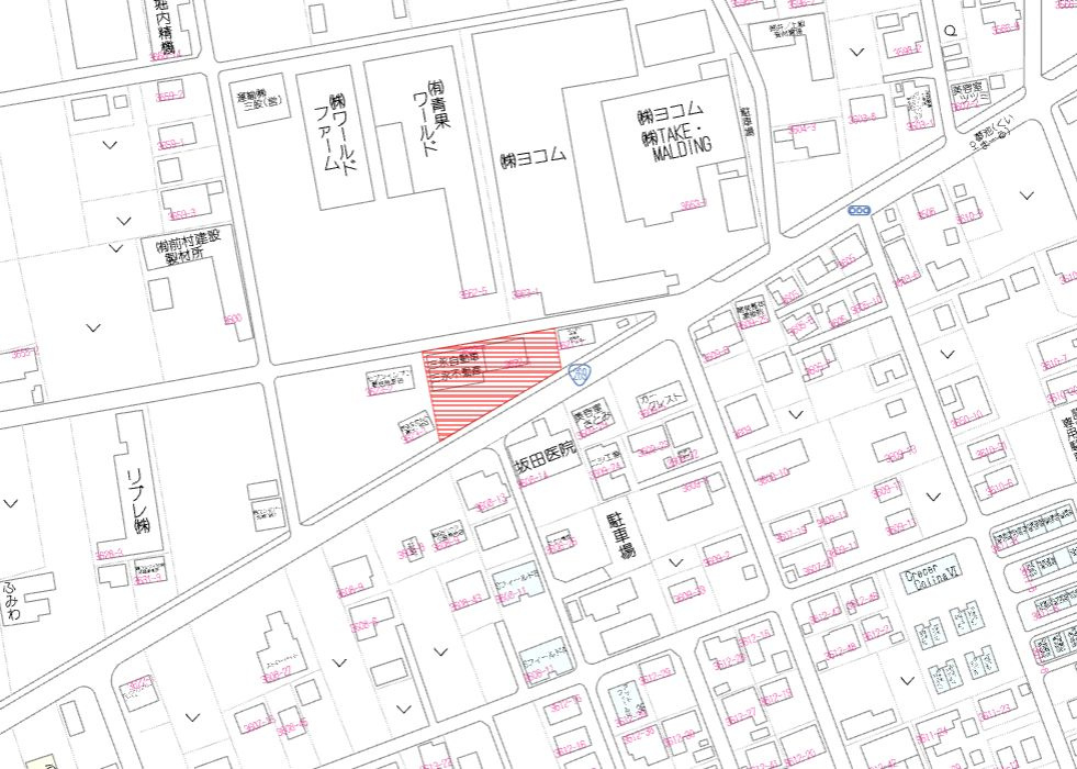 北諸県郡三股町大字蓼池の売地の土地図