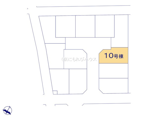 上尾市大谷本郷　9期　新築一戸建て　グラファーレ　10の区画図|全12区画・10号棟