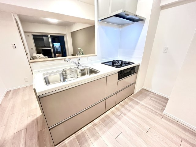 尼崎スカイハイツのキッチン|お料理しやすいキッチンです