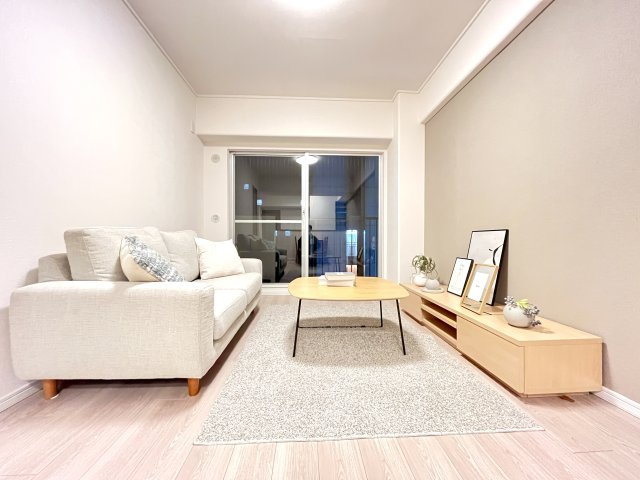 尼崎スカイハイツの居間・リビング|リビングです