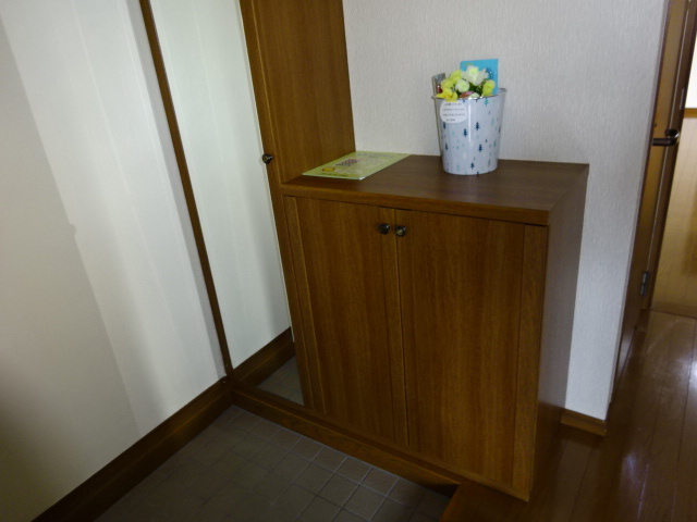 オアシス弐番館の玄関|シューズボックス