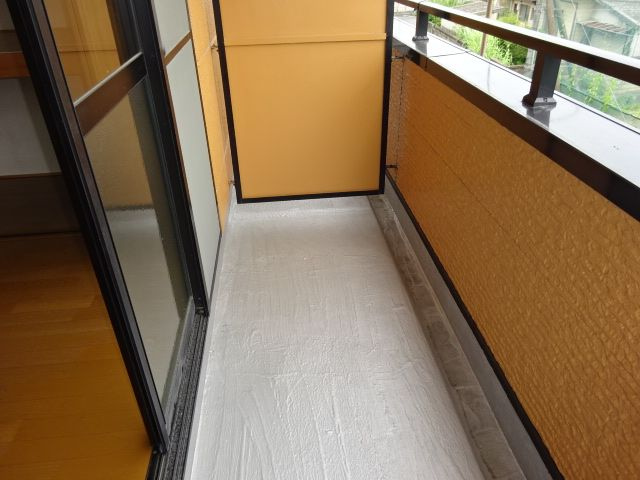オアシス弐番館のバルコニー
