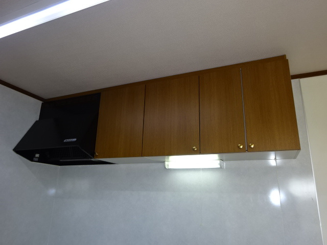 オアシス弐番館のキッチン|キッチン上収納