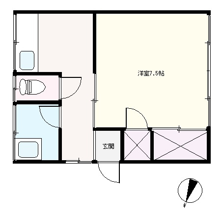 S1409R　長谷川ビルの間取り