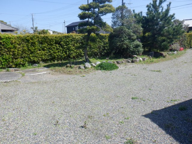 広瀬、古民家の庭