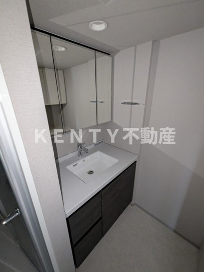 【洗面所】 | クレストコート池上 | コンパクトで使いやすい洗面所