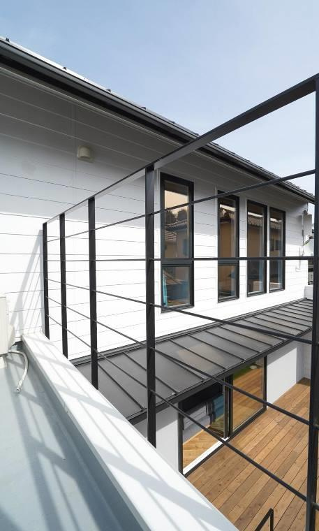 西初石戸建のバルコニー