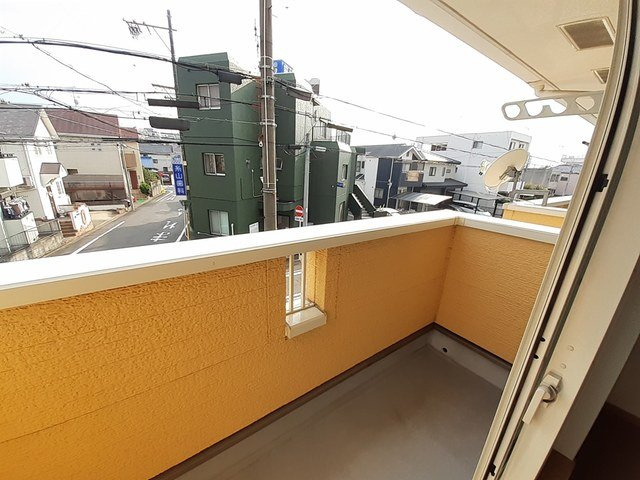 グリュネ・城山のバルコニー