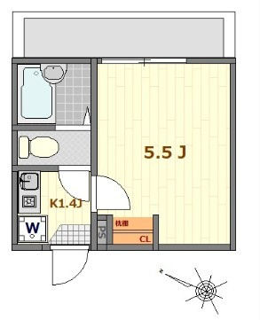 セシリア扇大橋の間取り