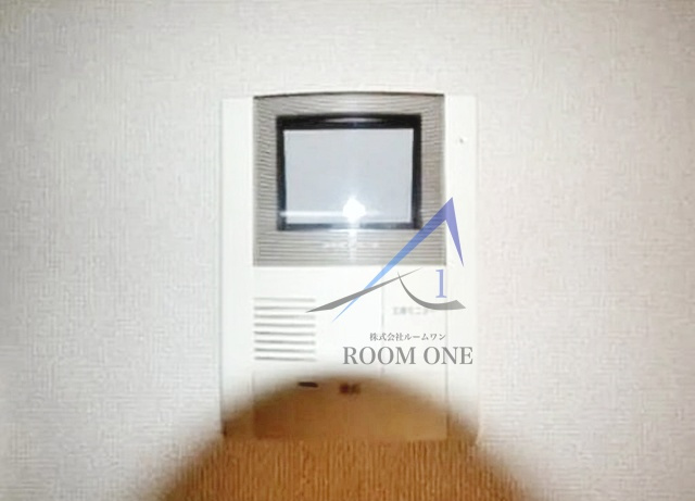 白山ヒルズのセキュリティ|モニター付きインターホンです。