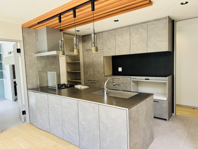 八王子市　横川町　平屋（新築一戸建て）のキッチン|～オシャレで使い勝手の良いオープンキッチン～
