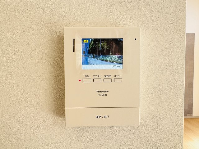 八王子市　横川町　平屋（新築一戸建て）のセキュリティ|～TVモニター付インターホン　訪問者の確認に便利です～
