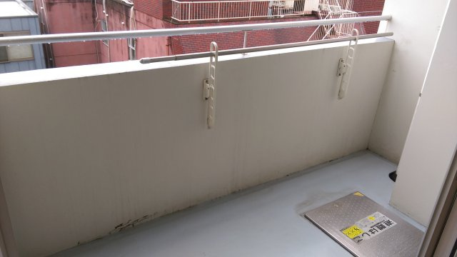 東京松屋ユニティのバルコニー