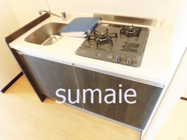 プレール・ドゥーク西巣鴨のキッチン|2口ガスコンロ設置済みです☆