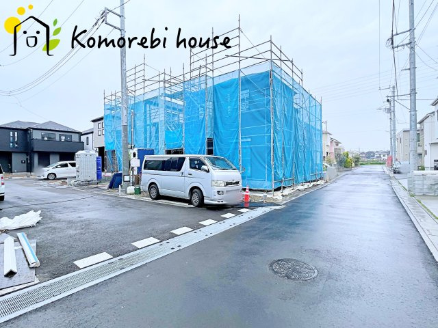 上尾市大谷本郷　9期　新築一戸建て　グラファーレ　12の前面道路含む現地写真|撮影：'26/02/24