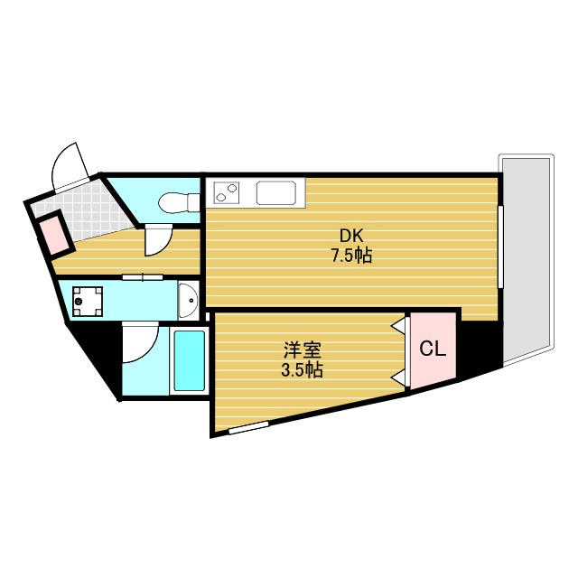 パークヒルズ東三国Visionの間取り