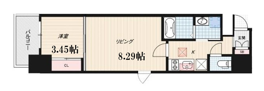 CAVANA本町の間取り
