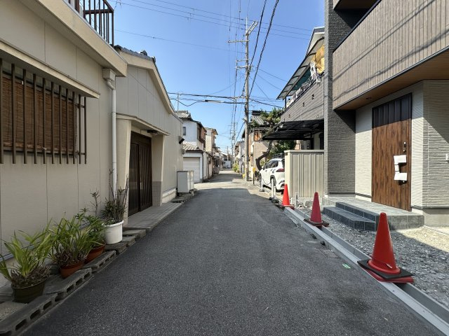 杭瀬北新町３丁目新築戸建の前面道路含む現地写真|前面道路含む現地写真です