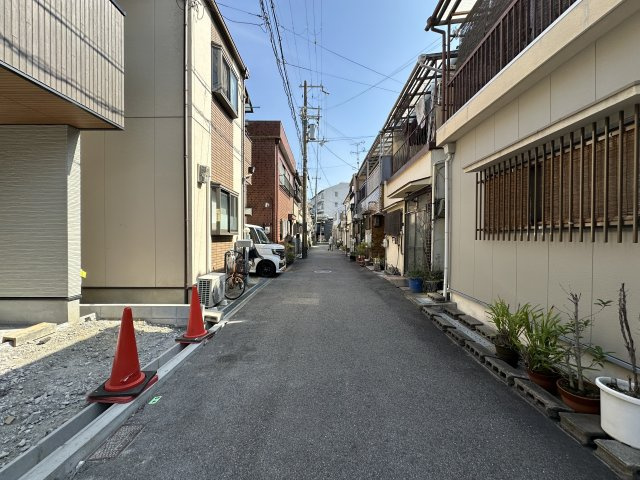 杭瀬北新町３丁目新築戸建の前面道路含む現地写真|前面道路含む現地写真です