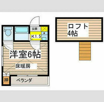 グリーンコート中野島の間取り