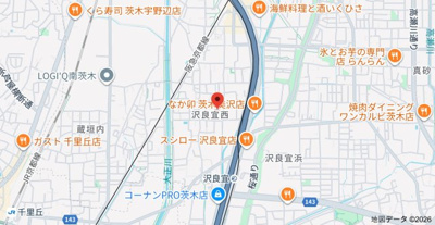 【地図】 | プロムナード沢良宜