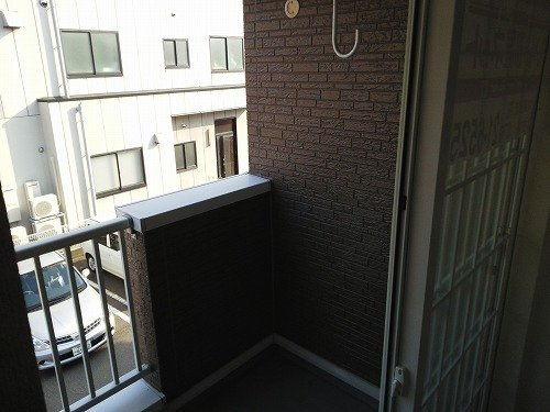 ウォームレジデンス　Ⅱ棟のバルコニー